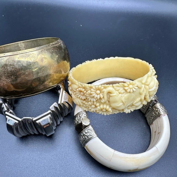 Vintage flowers bracelet for four - Picture 4 of 11